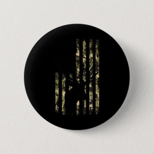 Funny Camouflage USA flagga Whitetail Buck Hjort H Knapp