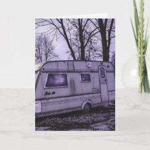 FUNNY CAMPER 'HEJ' GREETING CARDS KORT