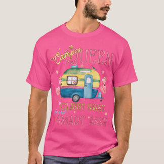 Funny Camper Queen Classy Sassy Smart Camping Rv W T Shirt