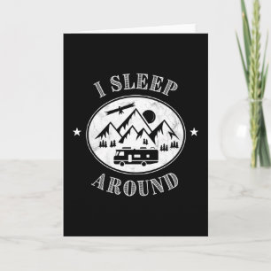 Funny Camper van Gift I sover runt - Motorhem Kort