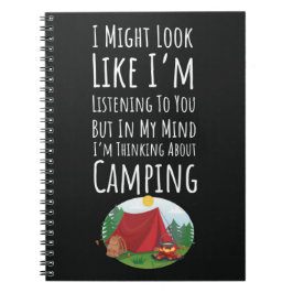 Funny Camping Gifts Camper Humor Quote Outdoor Anteckningsbok