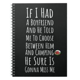 Funny Camping Gifts For Women Her Camper Teen Girl Anteckningsbok