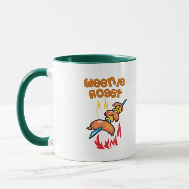 Funny Camping Mugg (Vänster)