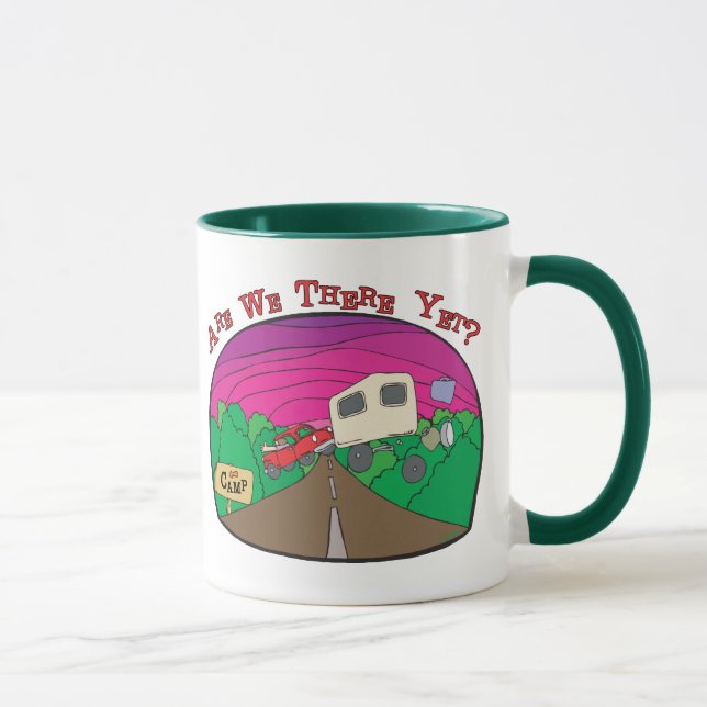 Funny Camping Mugg (Höger)