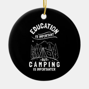 Funny Camping-offert Julgransprydnad Keramik
