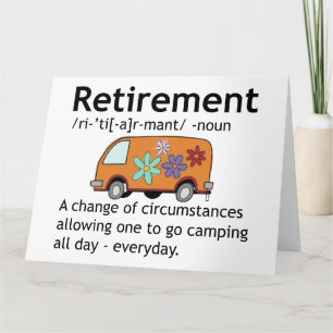 Funny Camping Pension Definition Kort