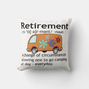 Funny Camping Pension Definition Kudde