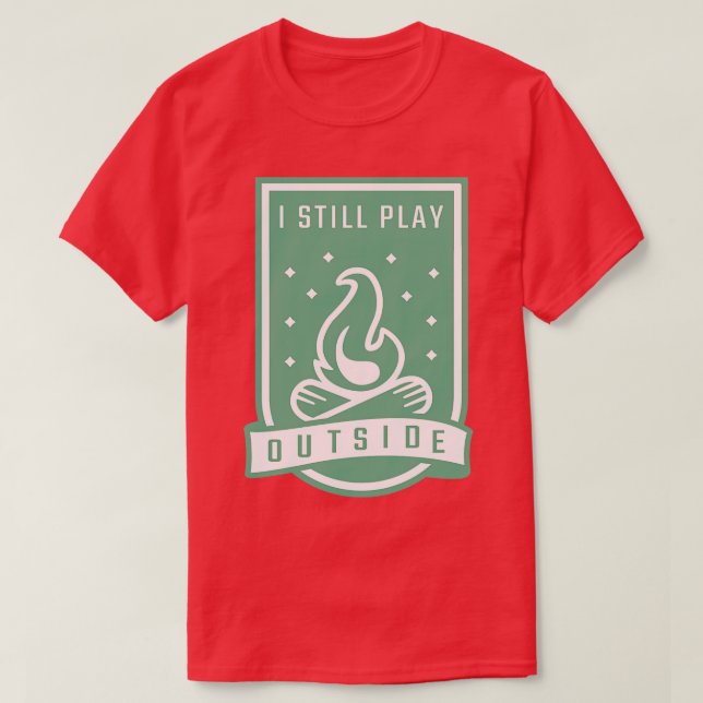 Funny Camping Quote Vacation Gift T Shirt (Design framsida)