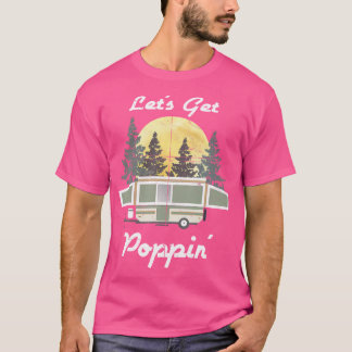 Funny Camping Rv Popup Camper Tält Trailer Outdo T Shirt