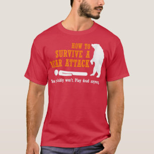 Funny Camping - Så här Överlever du ett öronangrep T Shirt