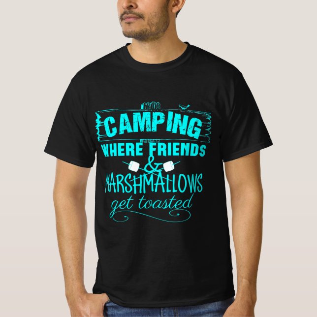 Funny Camping Sayed T Shirt (Framsida)