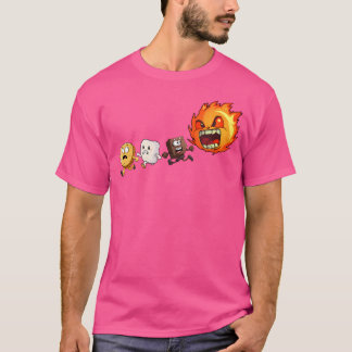 Funny Camping Smores Campfire Biscuit Chocolate Mo T Shirt