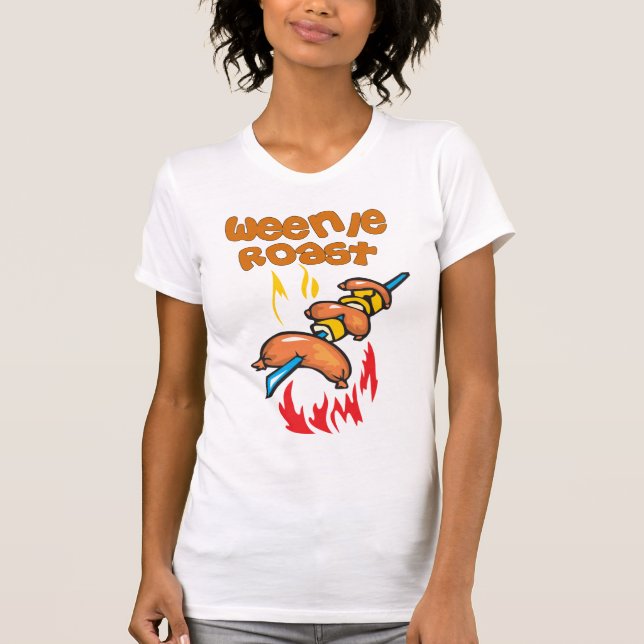 Funny Camping T-shirt (Framsida)