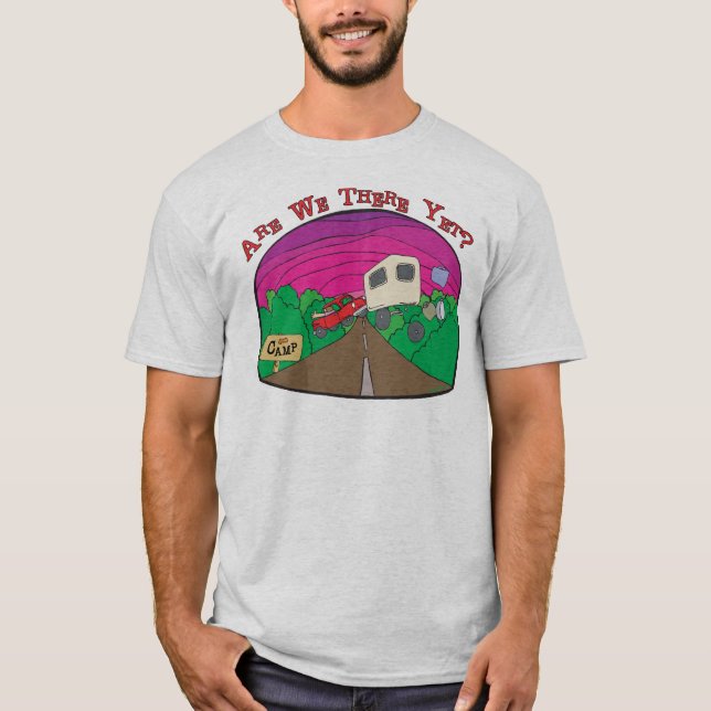 Funny Camping Tee (Framsida)