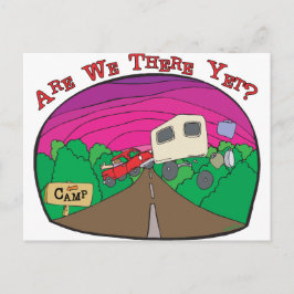 Funny Camping Vykort