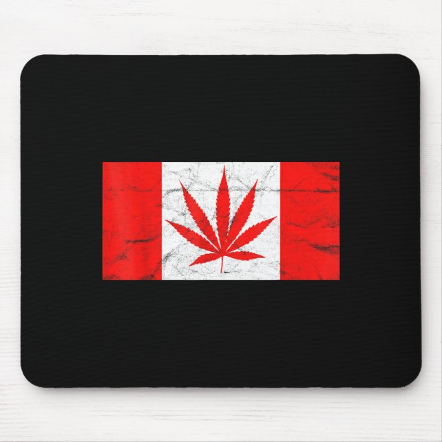 Funny Canada &amp; Weed Leaf! Canadian New Flag Jo Musmatta (Framsidan)