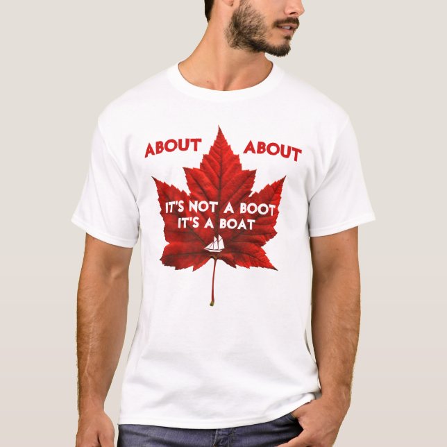 Funny Canada T-Shirt Canada Souvenir Shirts (Framsida)