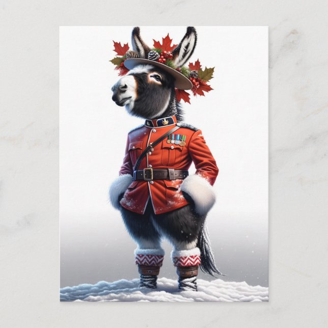 Funny Canada ThMeck Donkey Vykort (Framsida)