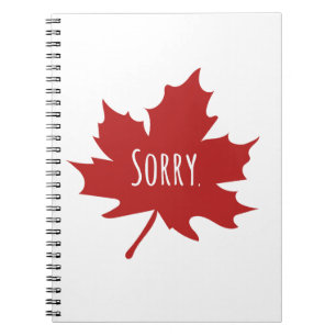Funny Canadian Anteckningsbok