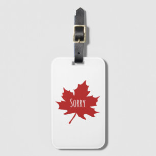 Funny Canadian Bagagebricka