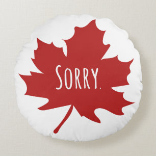 Funny Canadian Canada Day Rund Kudde