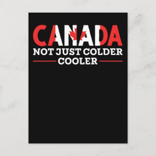 Funny Canadian Joke Maple Löv Coola Kanada Vykort