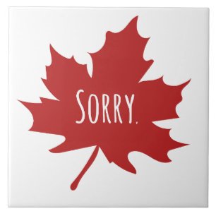 Funny Canadian Kakelplatta