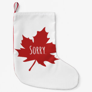 Funny Canadian Liten Julstrumpa