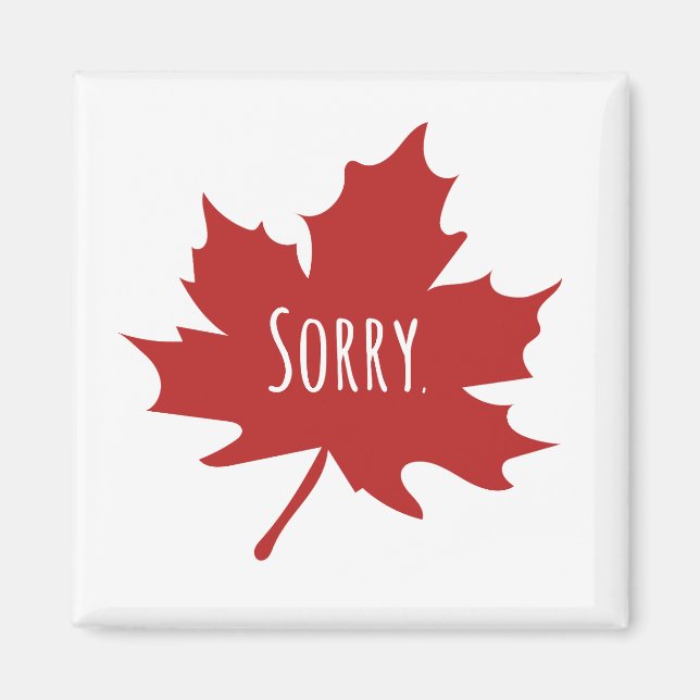 Funny Canadian Magnet (Framsidan)