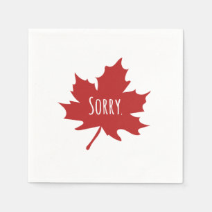 Funny Canadian Pappersservett
