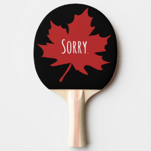 Funny Canadian Pingisracket