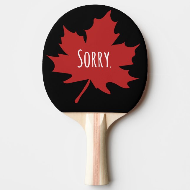Funny Canadian Pingisracket (Framsidan)