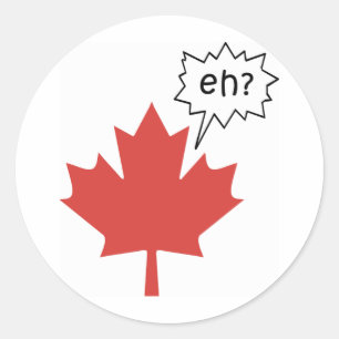 Funny Canadian Runt Klistermärke