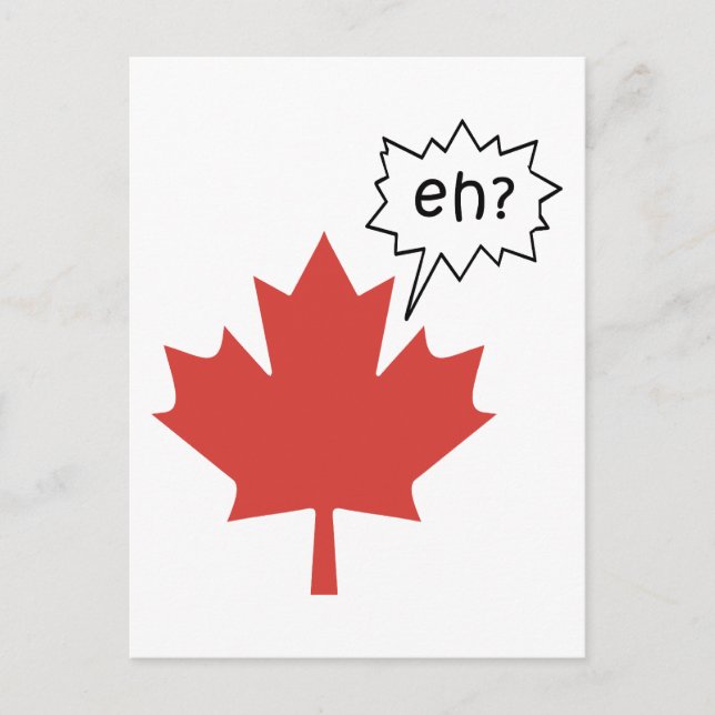 Funny Canadian Vykort (Framsida)