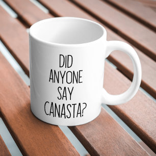 Funny canasta kaffemugg