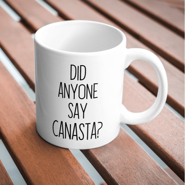 Funny canasta kaffemugg (Skapare uppladdad)