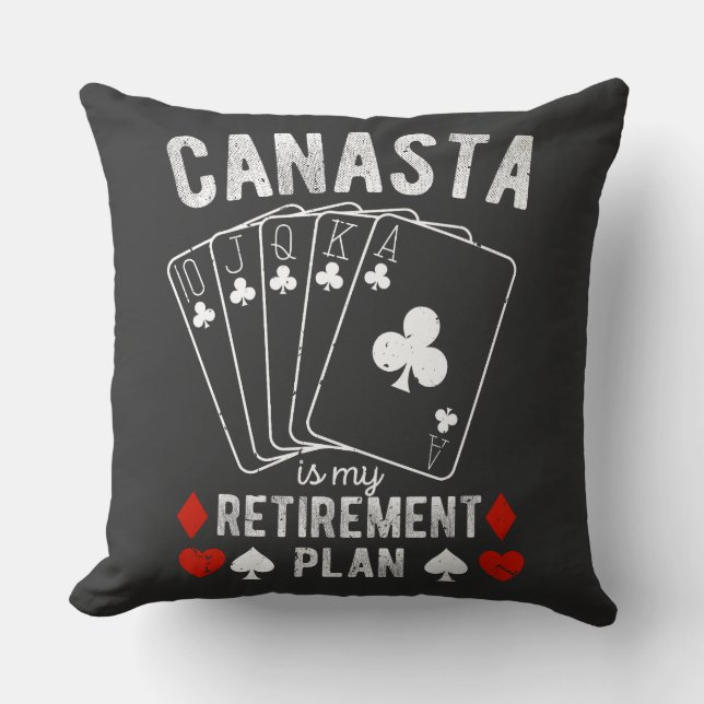 Funny Canasta Kudde (Framsida)