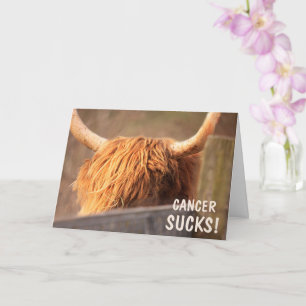 Funny Cancer Support Farm Animal Kort