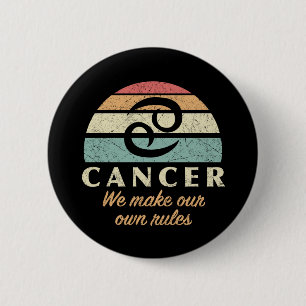 Funny Cancer Zodiac Regler Knapp