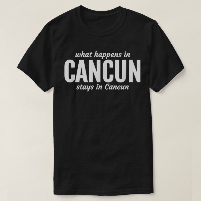 Funny Cancun Påsklov T Shirt (Design framsida)