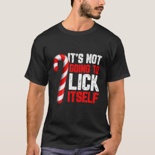 Funny Candy cane olämpligt Vuxen humor Christm T Shirt