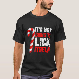 Funny Candy cane olämpligt Vuxen humor Christm T Shirt