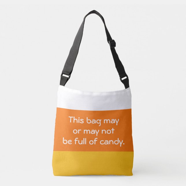Funny Candy corn Crossbody Bag Axelväska (Framsida)