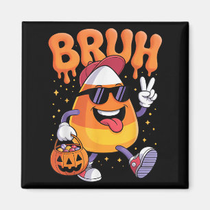 Funny Candy corn Halloween-kostym för alla Magnet