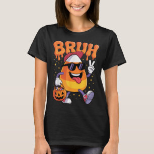Funny Candy corn Halloween-kostym för alla T Shirt