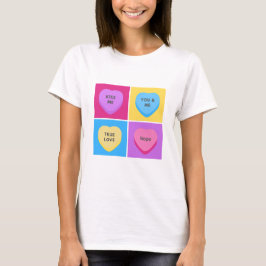 Funny Candy Hearts Anti Valentines day T Shirt