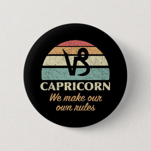 Funny Capricorn Zodiac Regler Knapp