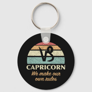 Funny Capricorn Zodiac Regler Nyckelring