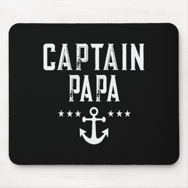 Funny Captain Papa Anchor Design  Musmatta (Framsidan)