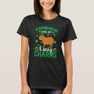 Funny Capybara är min Lucky Charms Capybara St Pat T Shirt